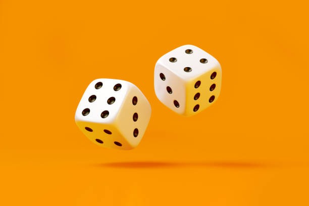 Dadu online results display showing dice faces, sum calculation, and payout confirmation